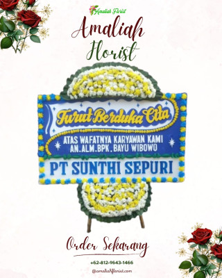 Papan Bunga Duka di Roban